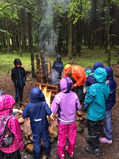 Basteln im Wald